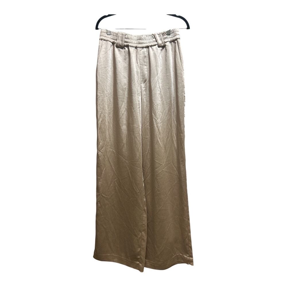 NWT Generation Love Maria Satin Pants, Champagne - M